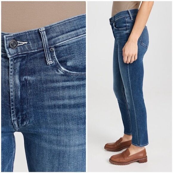 Mother Mid Rise Dazzler Ankle 30 Wish on a Star $248 - Picture 3 of 9